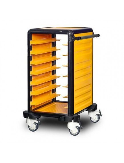 Gastrolley 75 Tekli Servis Tepsi Arabası, 2 Yanı Kapalı, 57x71x99 cm