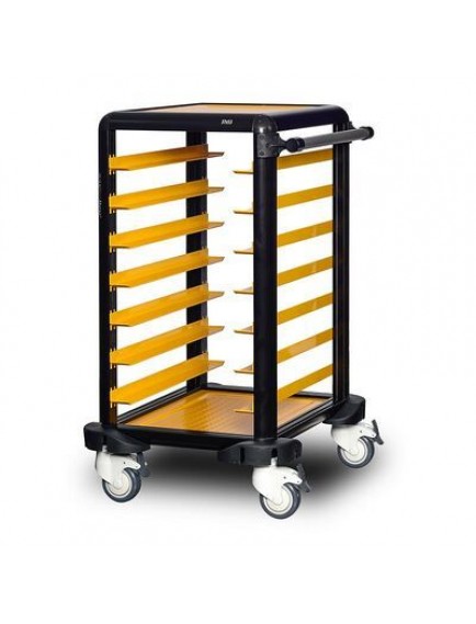 Gastrolley 75 Tekli Servis Tepsi Arabası, Etrafı Açık, 57x71x99 cm