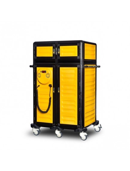 İkili Hastane Tepsi Arabası 100 / 25 (Isıtmalı+Nötr)