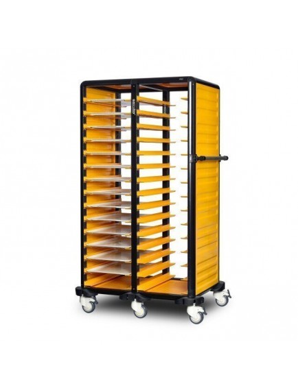 İkili Servis Tepsi Arabası 150 (2 Yanı Kapalı)