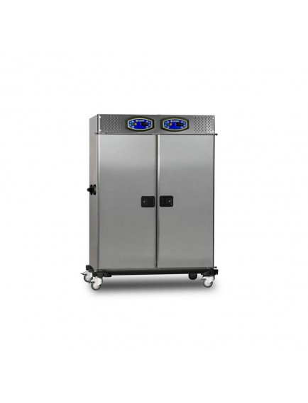 22B002SO-GN İKİ KAPILI SOĞUK BANKET ARABASI GASTRONOM TEPSİ