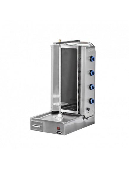 M077-4C ÜST MOTORLU CAMLI DÖNER MAKİNESİ 4 Radyanlı